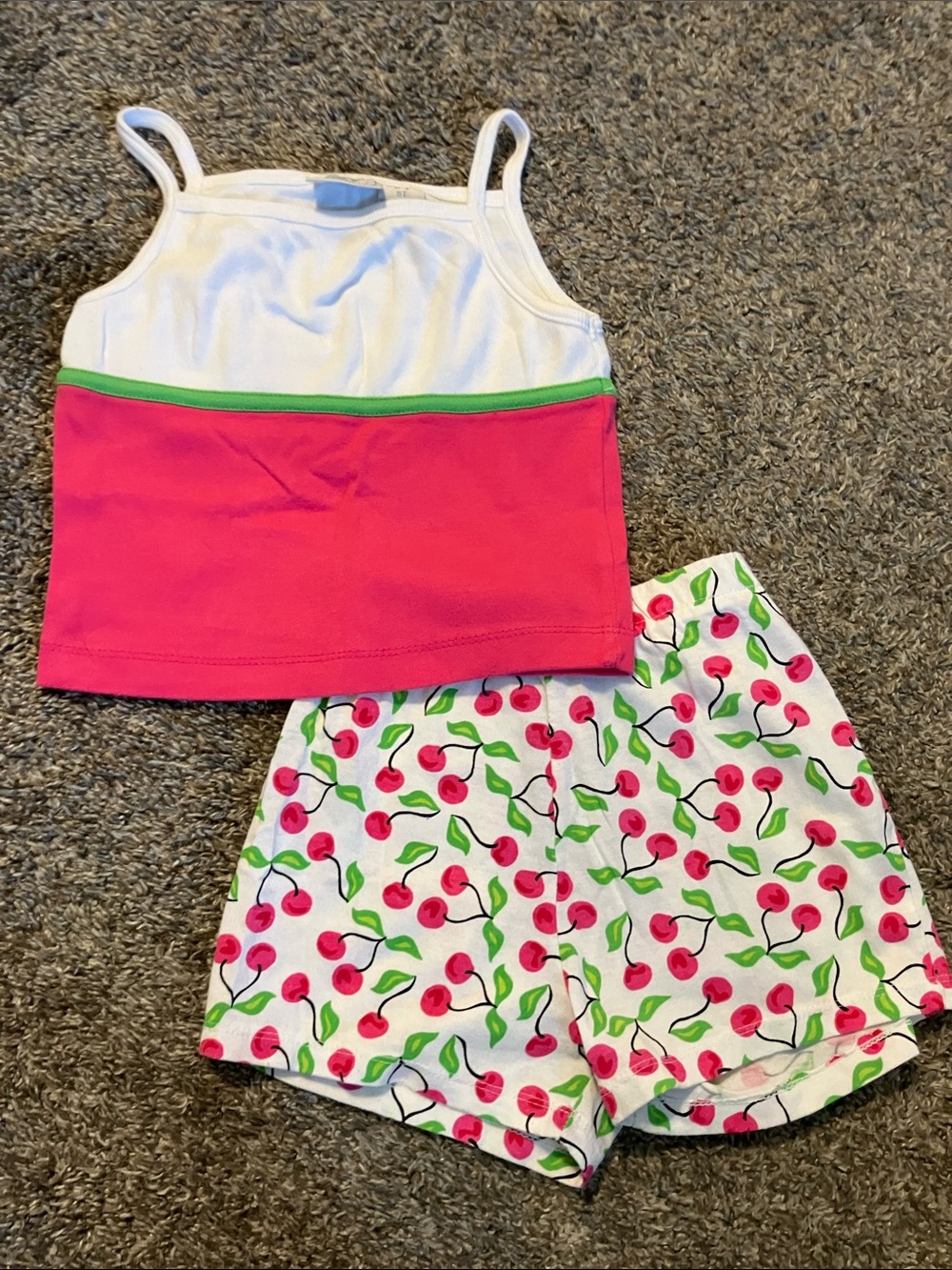 Vintage Basic Editions Two-Piece Short Set size Girl’s 5T